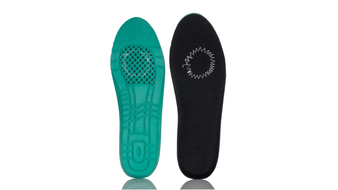 RS PRO Black, Green Insole, Size 4 (UK)