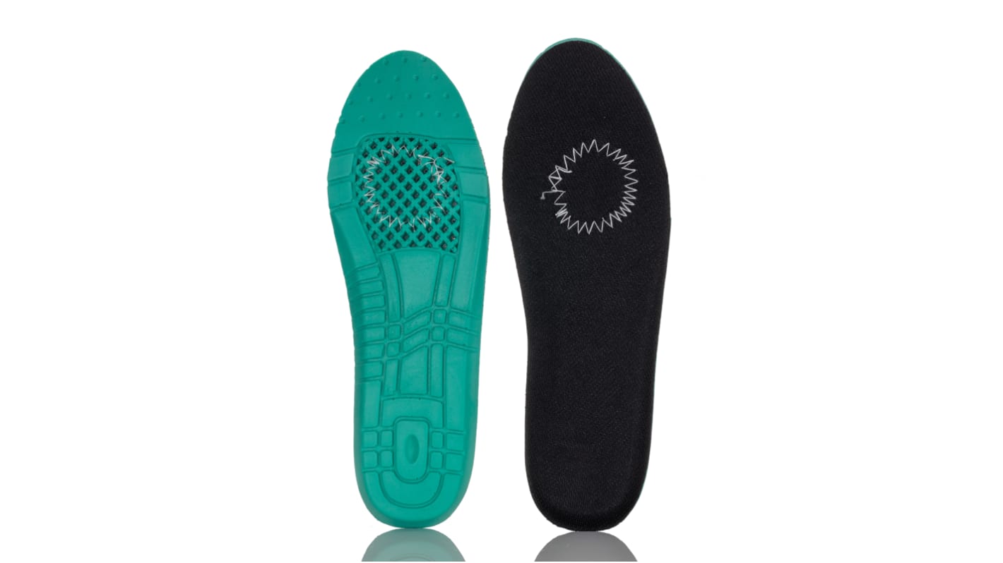 RS PRO Black, Green Insole, Size 8 (UK)