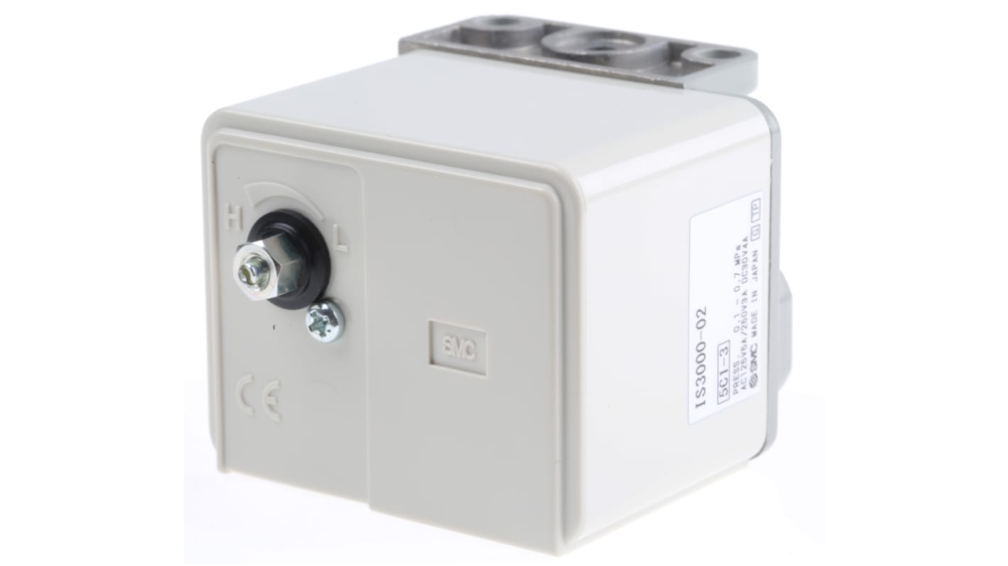 SMC IS3000, Rc 1/4 Überdruck Druckschalter, 125 V ac, 125 V dc, 250 V ac, 30V dc → 0,8 MPa