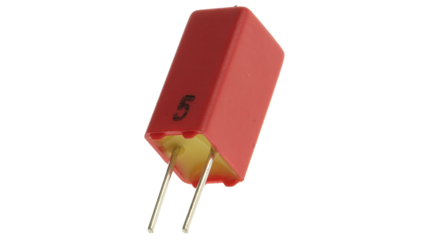 WIMA FKP2 Polypropylene Film Capacitor, 63 V ac, 100 V dc, ±5%, 10nF, Through Hole