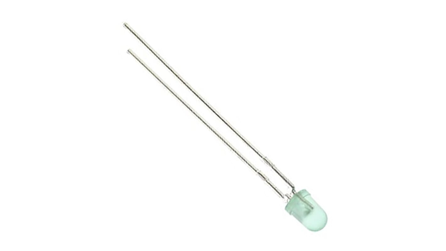 LED Vert, Traversant, 3 mm (T-1), 2.5 V