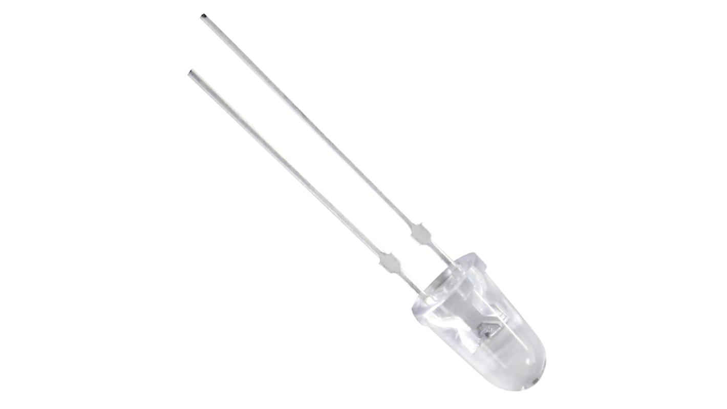 LED Jaune, Traversant, 5 mm (T-1 3/4), 2 V