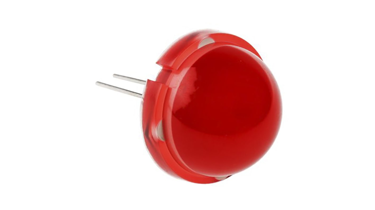 LED Rouge, Traversant, 20 mm, 6 LEDs, 6 → 8 V