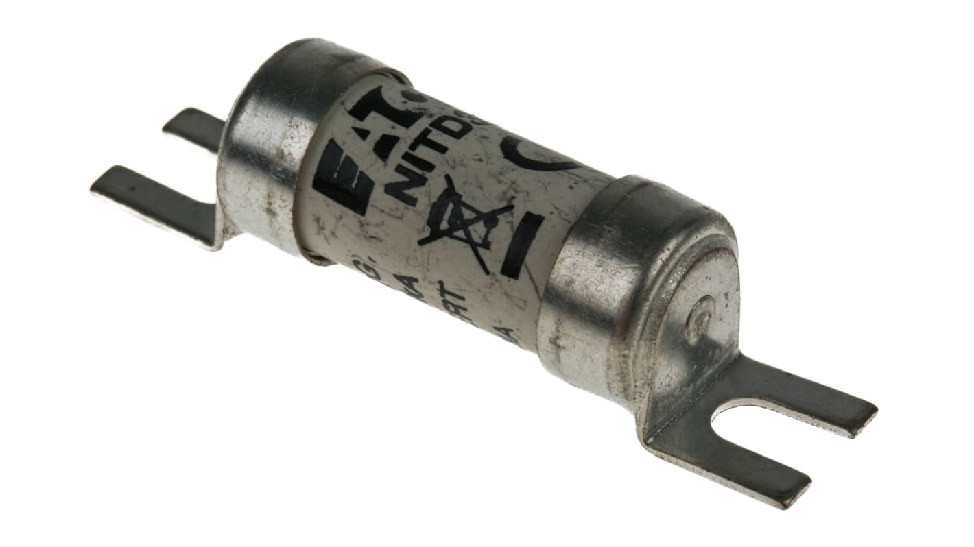 Fusibile a standard britannico, Eaton, 32A, fusibile A1, standard BS 88, IEC 60269, fori di fissaggio da 44.5mm, cat.