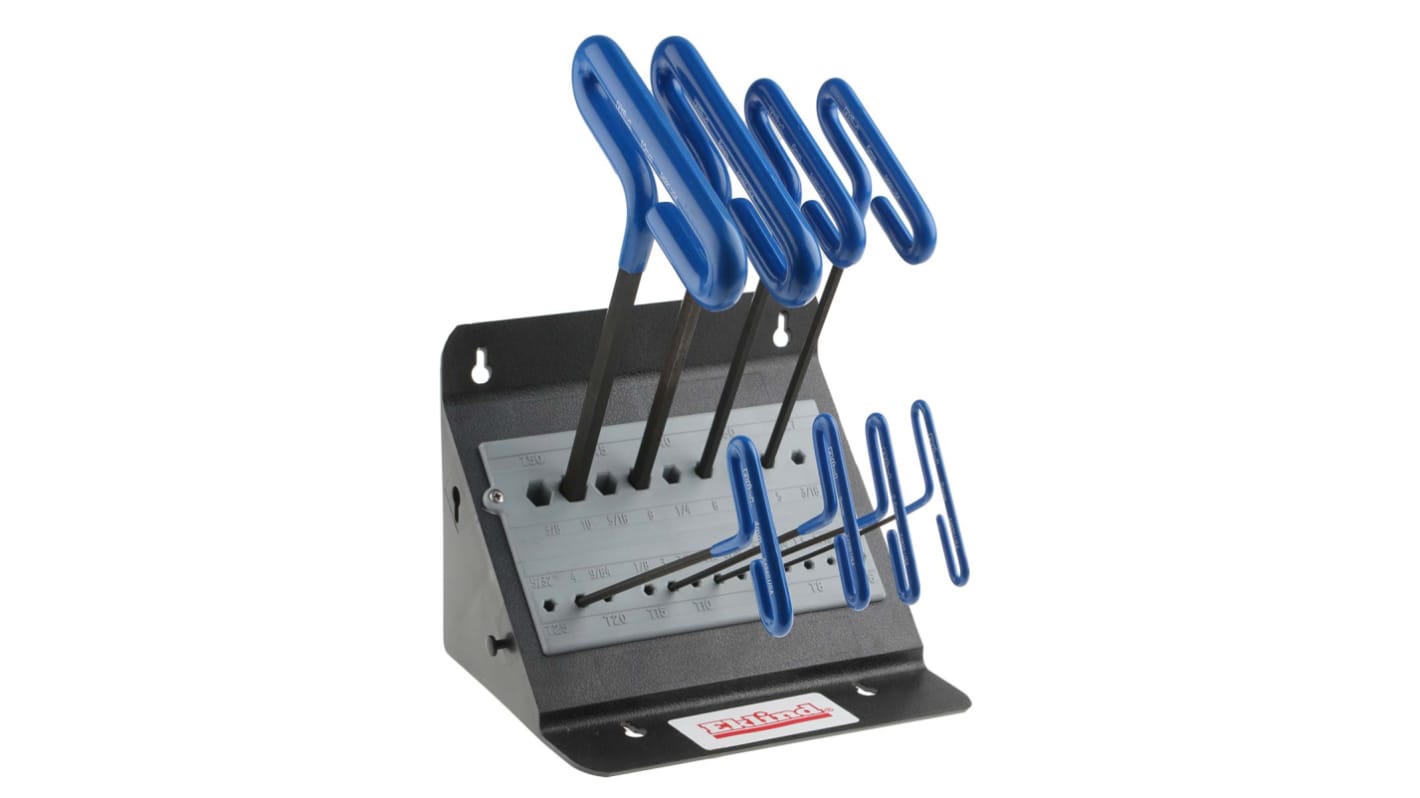 RS PRO 8 piece T Shape Metric Hex Key Set, 2mm