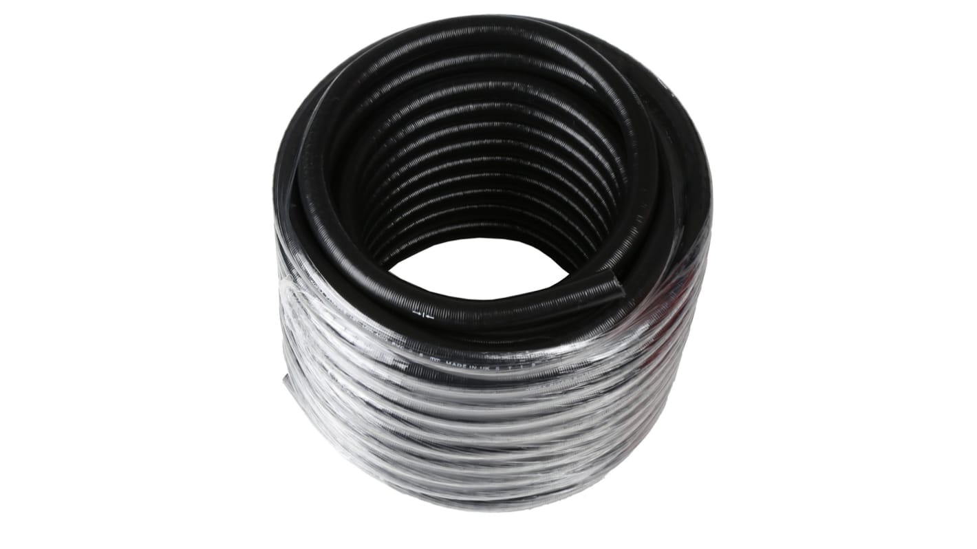 Conducto maleable Kopex PSBF de Acero Negro, long. 30m, Ø 25mm, IP67