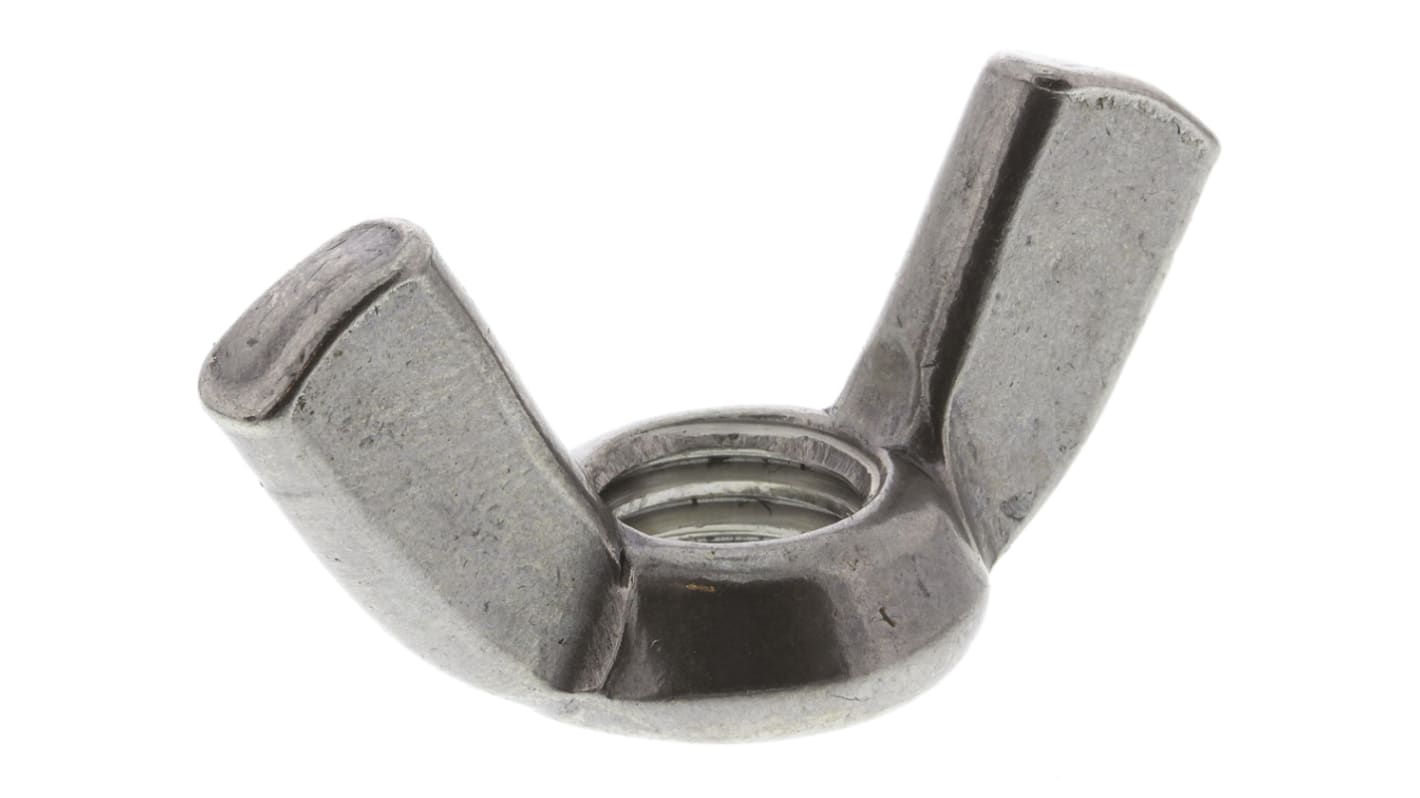 48mm Plain Stainless Steel Wingnut, M12, A2 316