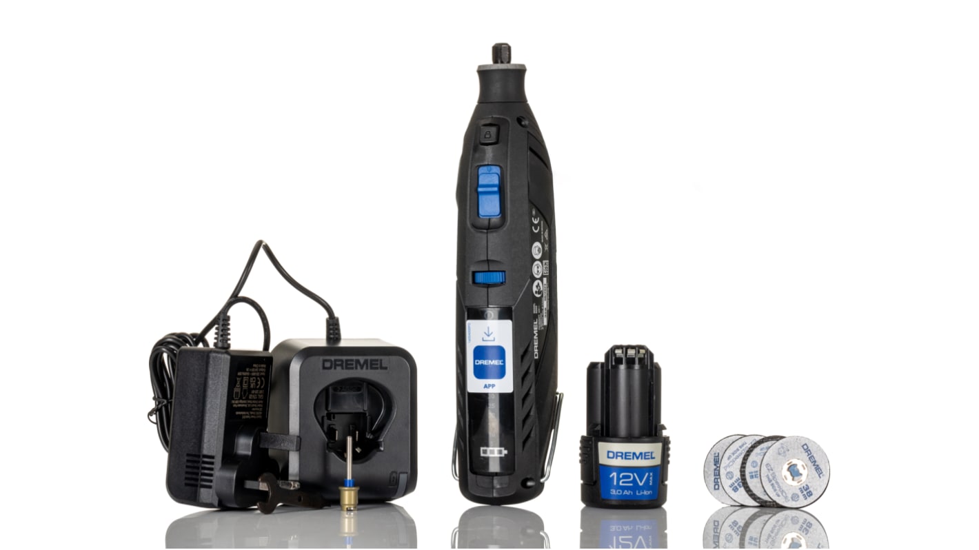 F0138260JB Dremel 82605 Cordless Rotary Tool, UK Plug RS