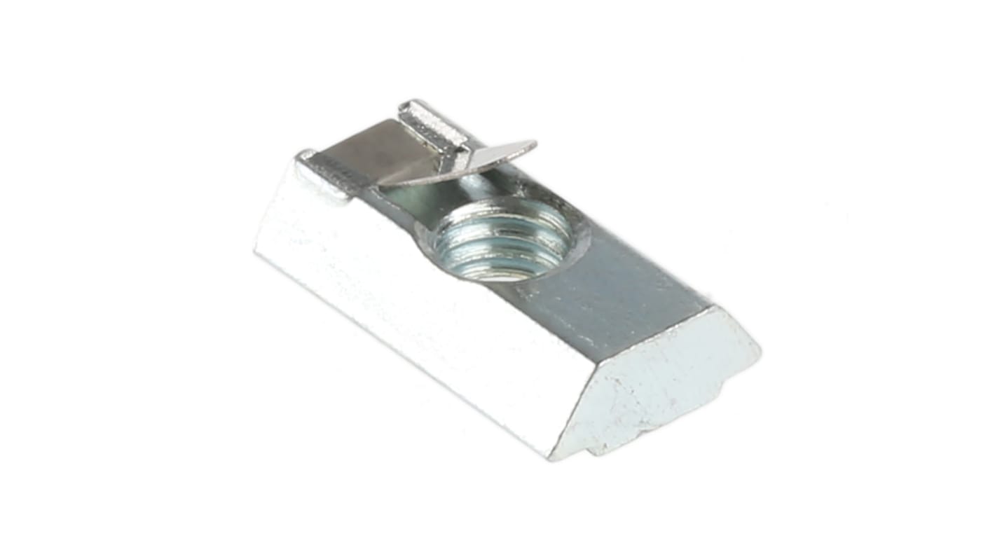 Dado con scanalatura a T FlexLink in Acciaio, per profili da 22 mm, 44 mm, scalanatura da 5.5mm, M5