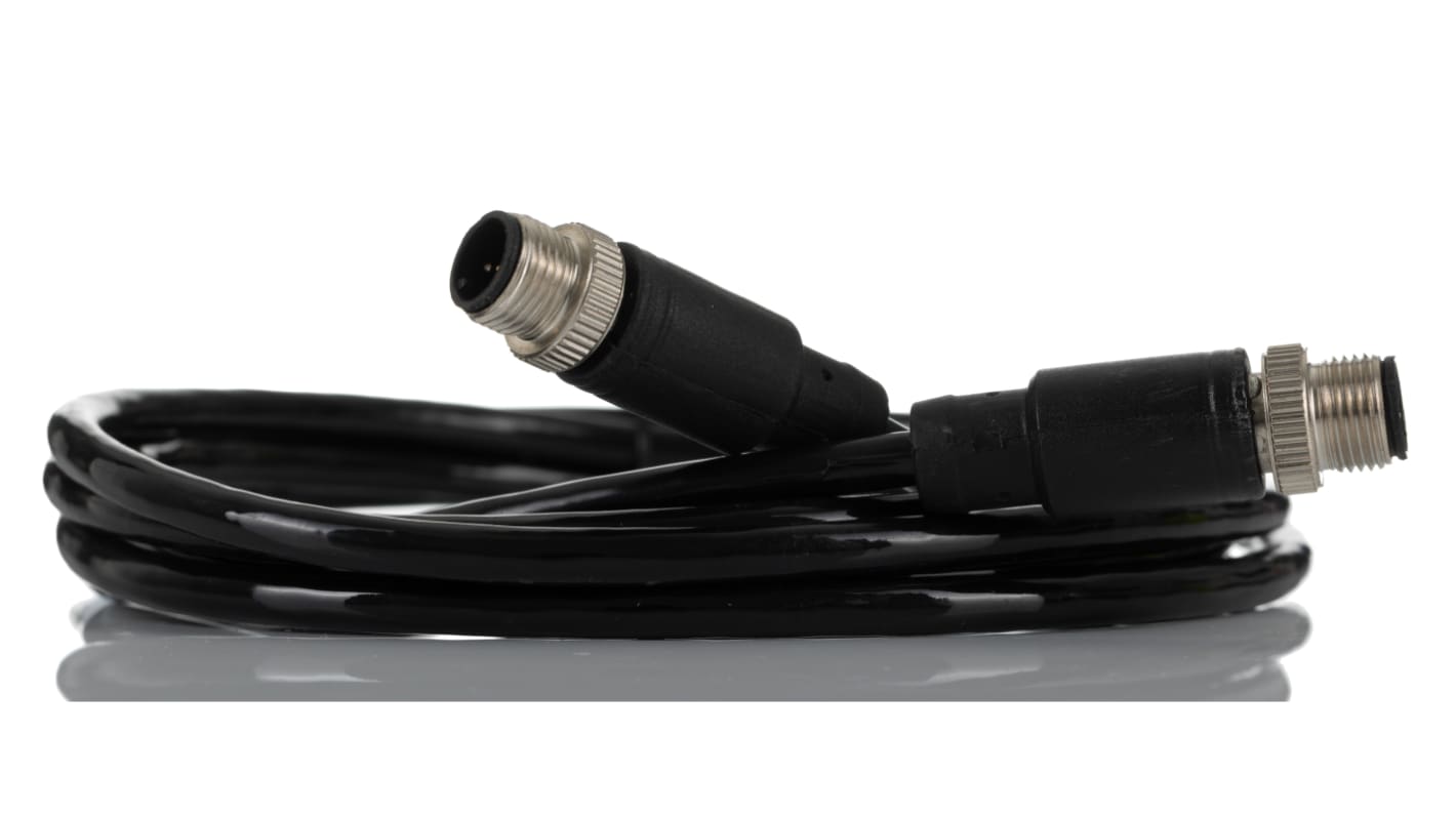 Cable de conexión RS PRO, con. A M12 Macho, con. B M12 Macho, cod.: A, long. 5m, 60, 4A, IP67
