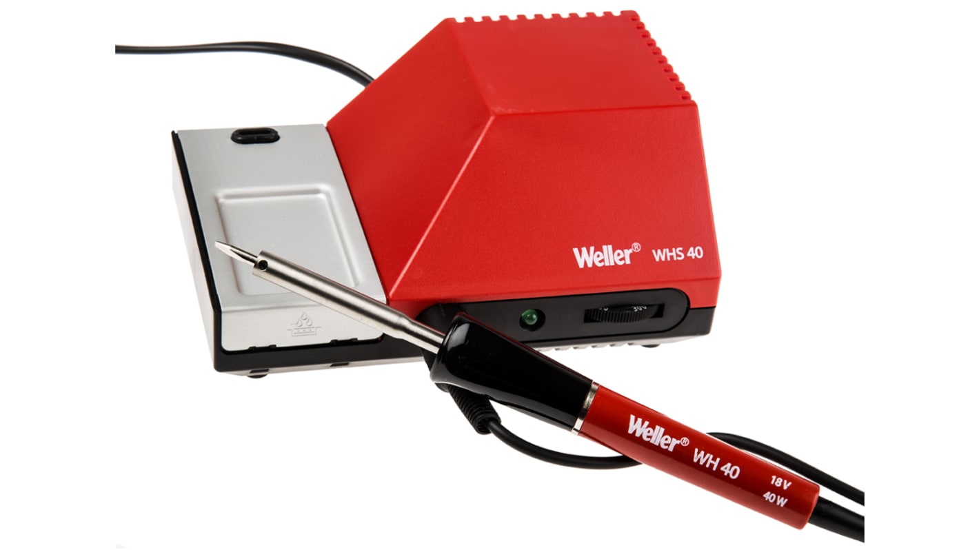 Weller WHS 40 Lötstation, Typ F - Schutzkontakt-Stecker Löten/Entlöten 40W / 230V LED