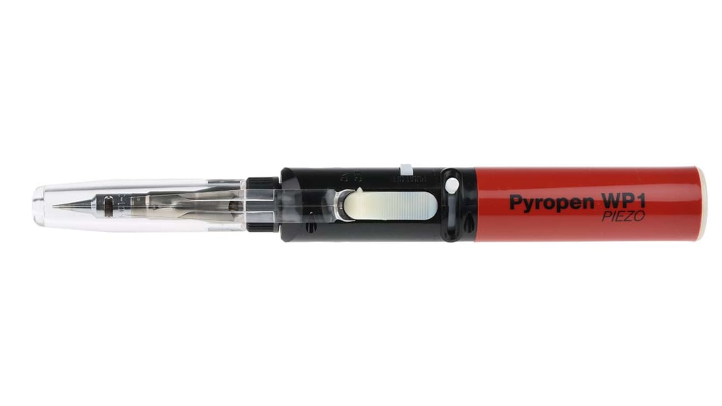 Soldador de aire caliente a gas Weller WP1, para usar con Herramienta de soldadura Pyropen Piezo