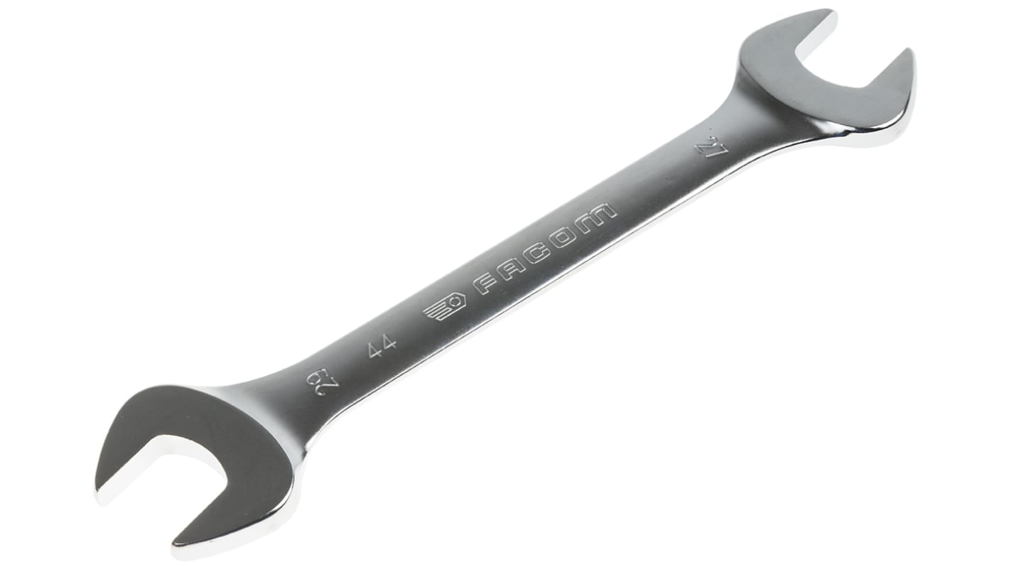 Facom Double Ended Open Spanner, 27mm, Metric, Double Ended, 301 mm Overall