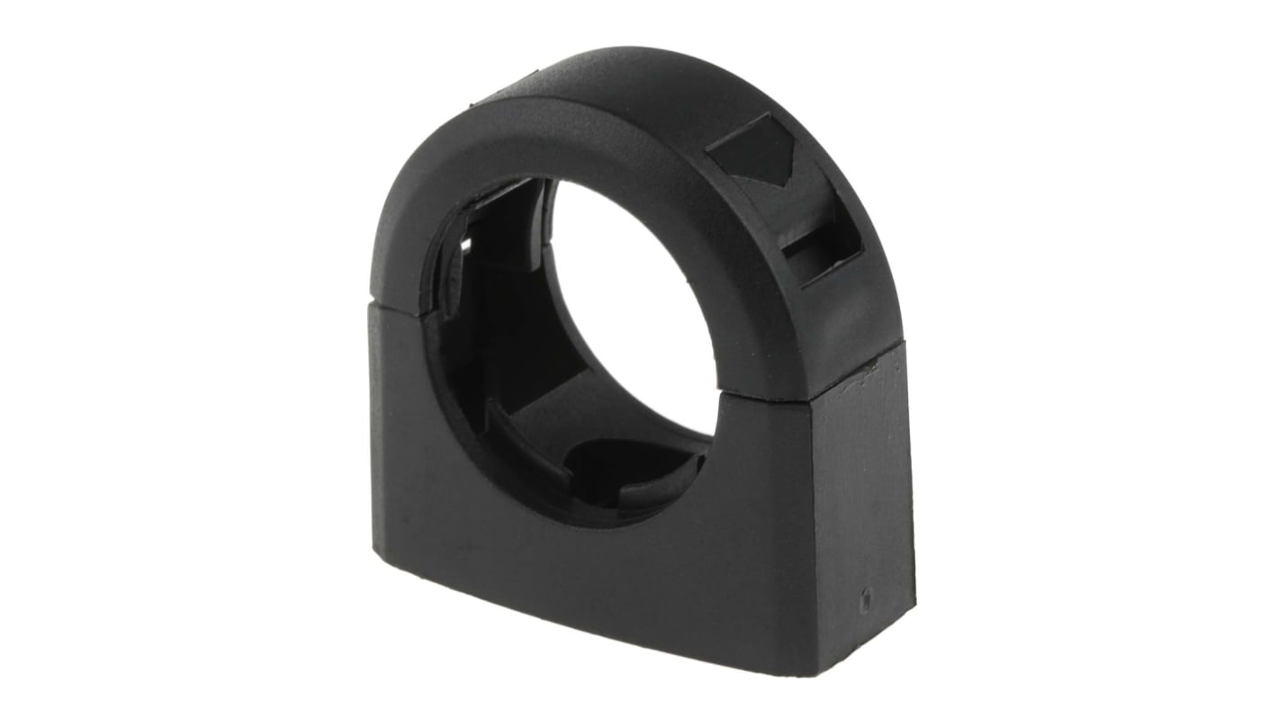 Racor para conducto Adaptaflex, Pinza de sujeción de tubo de Nylon 66 Negro, tamaño nom. 25mm