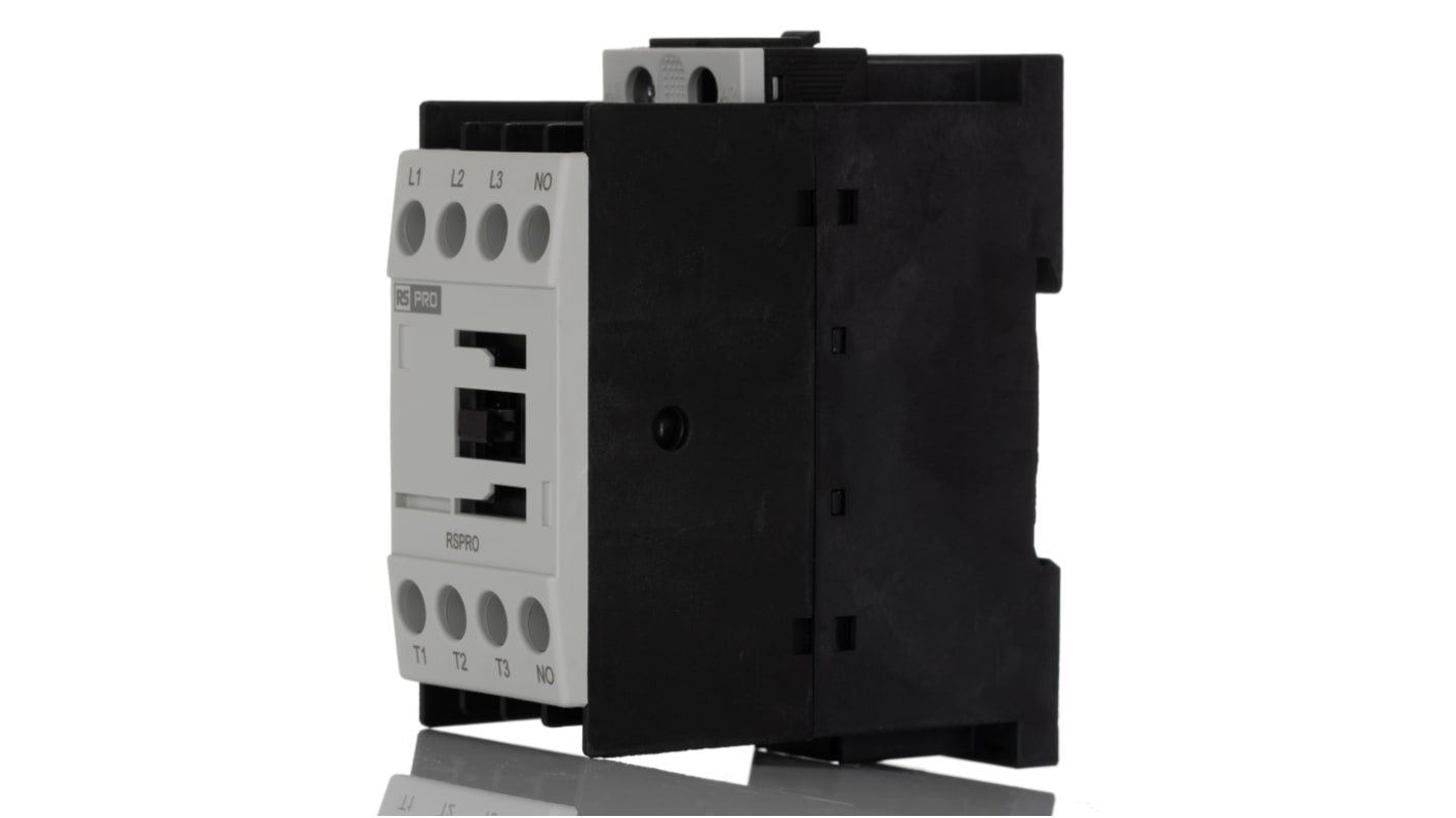 RS PRO RSPRO15-10 Contactor, 110 V Coil, 3-Pole, 15 A, 7.5 kW, 1NO