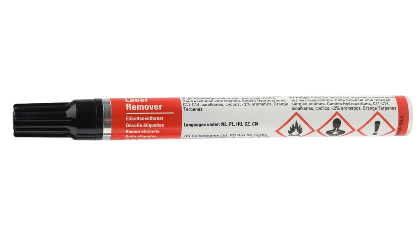 Eliminador de etiquetas RS PRO, Bolígrafo de 12 ml