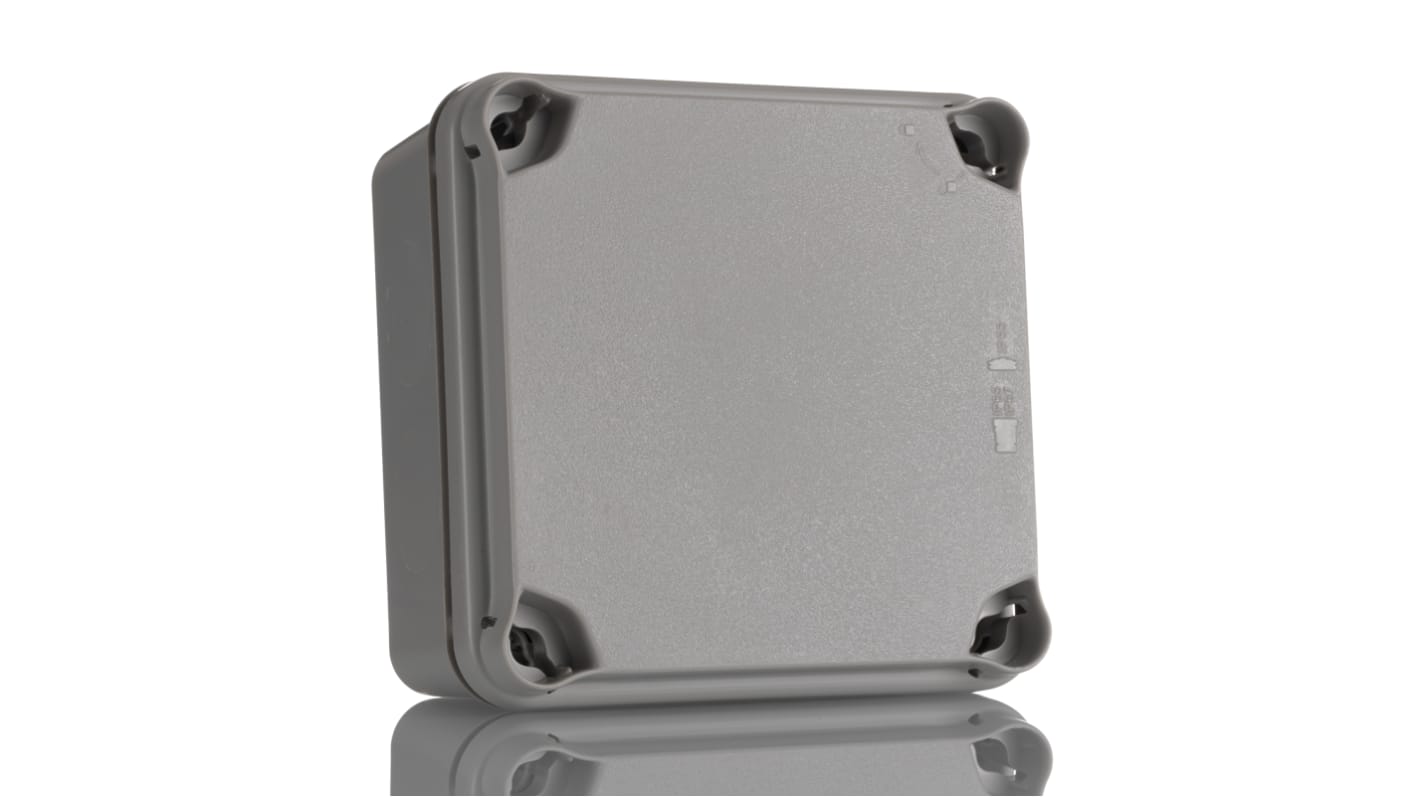 HellermannTyton EL Series Grey Polystyrene Junction Box, IP67, 108x64x108mm