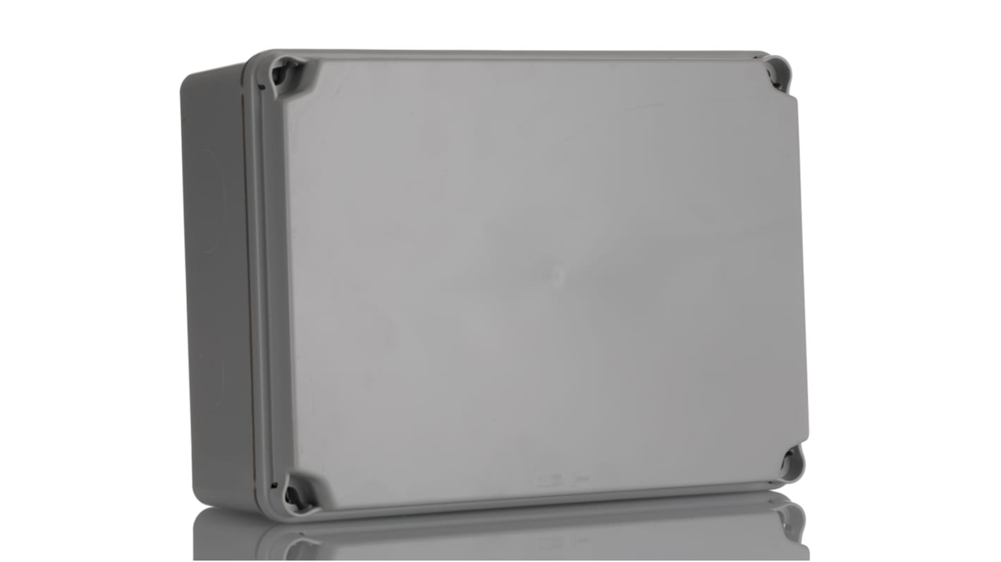 HellermannTyton EL Series Grey Polystyrene Junction Box, IP67, 241x95x180mm