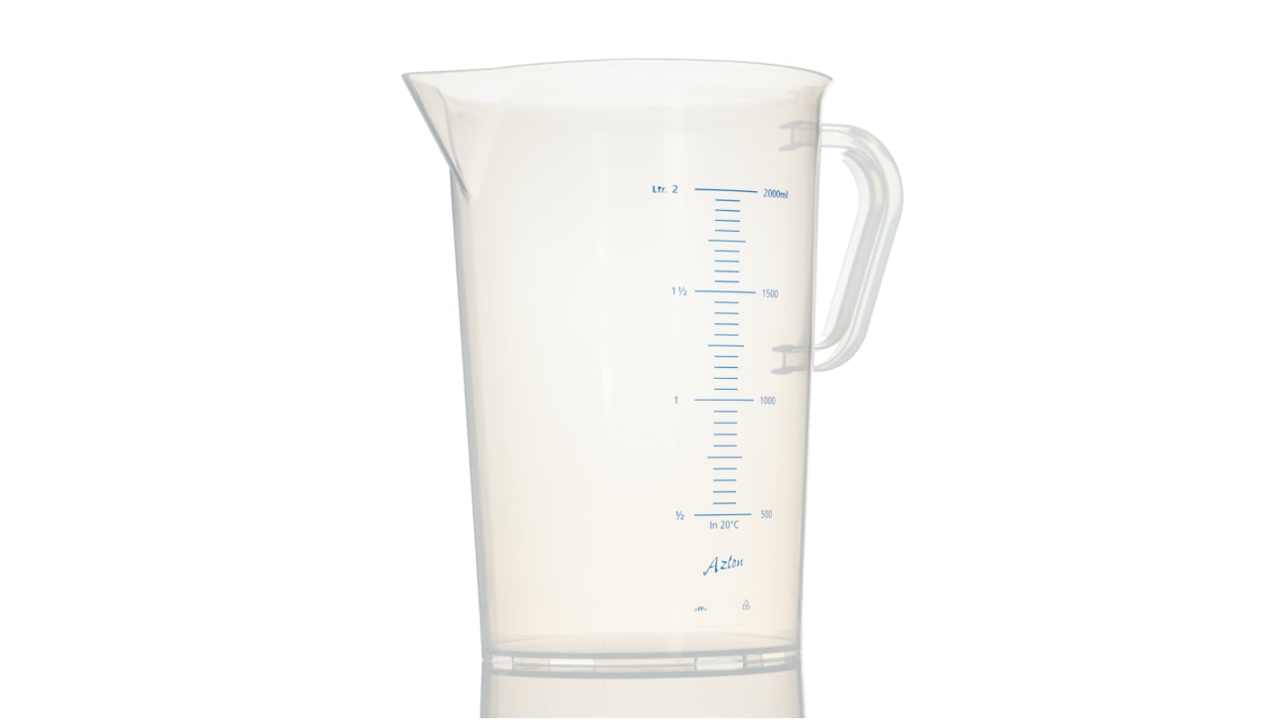 RS PRO PP 2L Laboratory Jug