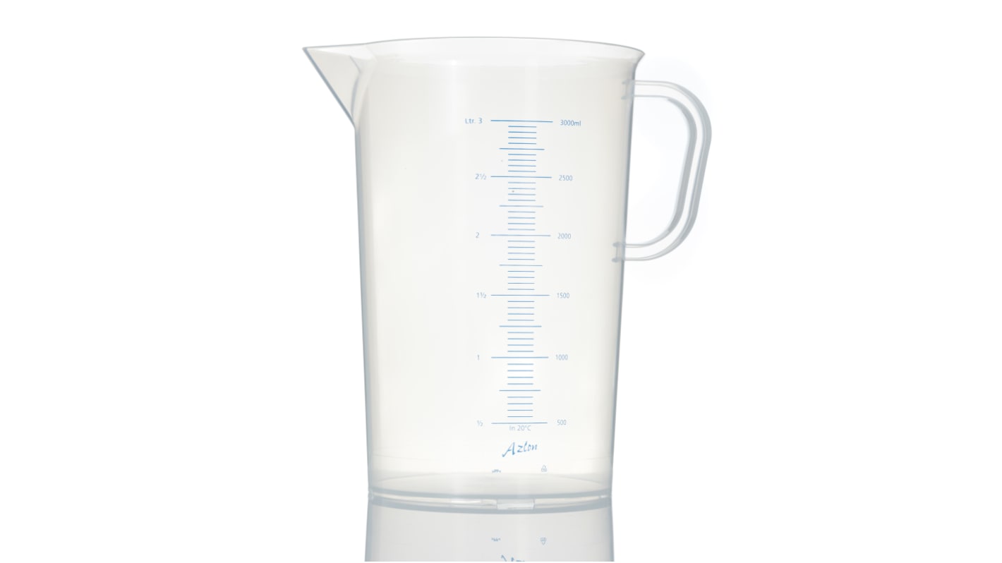 RS PRO PP 3L Laboratory Jug