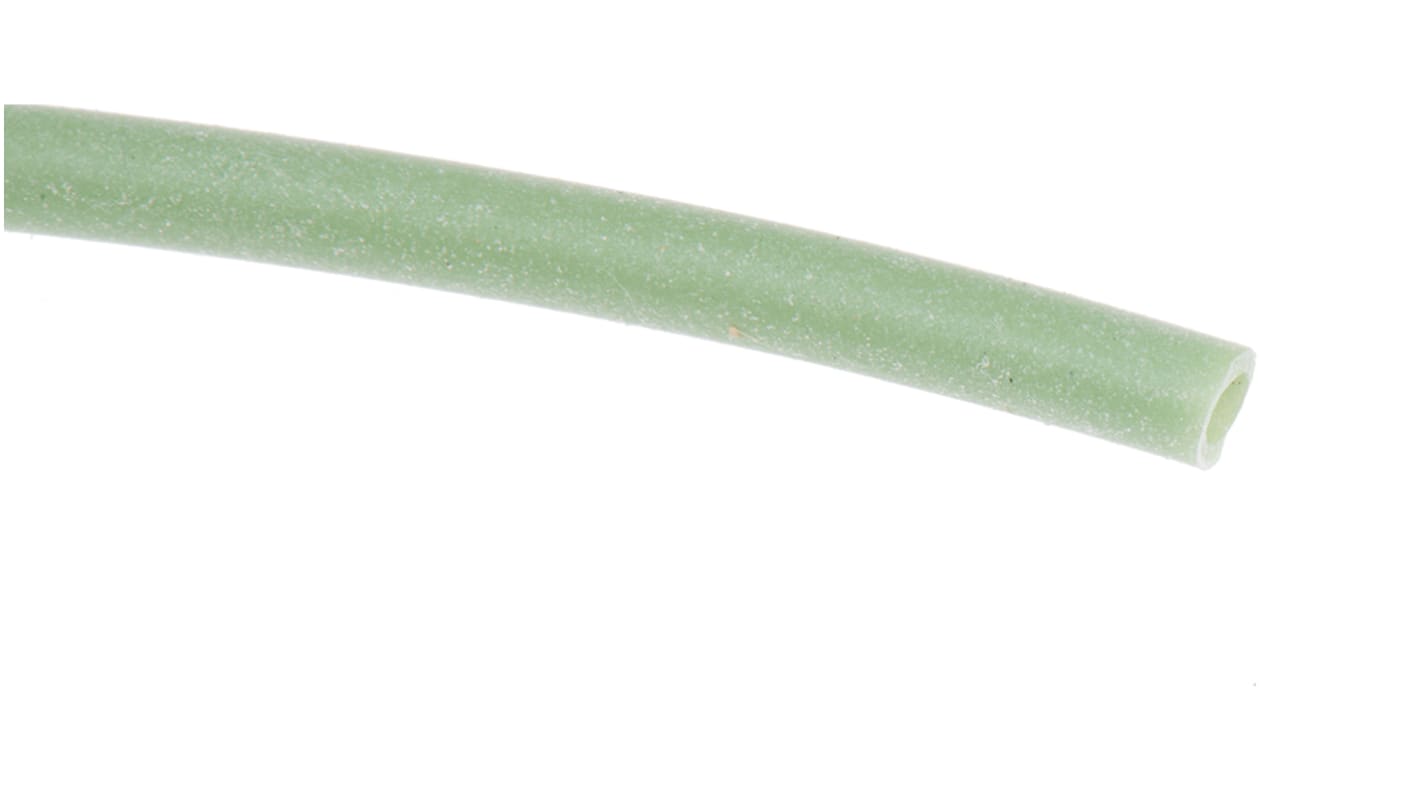 Funda de cable RS PRO de Caucho de Silicona Verde, long. 15m, Ø 1.5mm