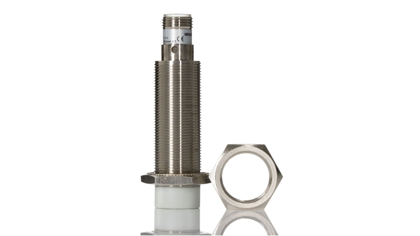 RS PRO Inductive Barrel-Style Proximity Sensor, M18 x 1, 8 mm Detection ...