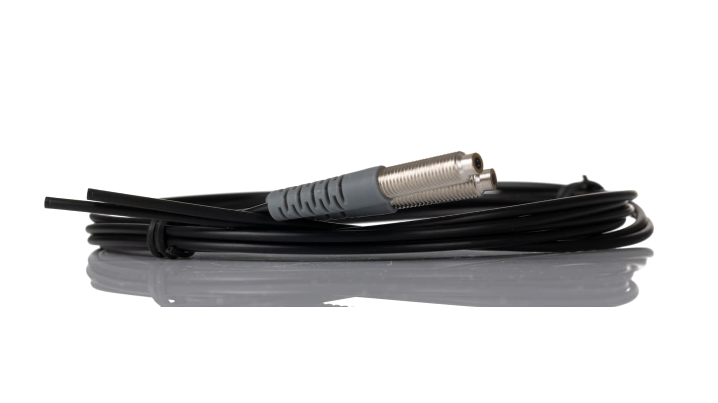 Sensor de fibra óptica de plástico RS PRO, alcance 280 mm, 300 mm, 500 mm, 800 mm, salida NPN / PNP (amplificador de