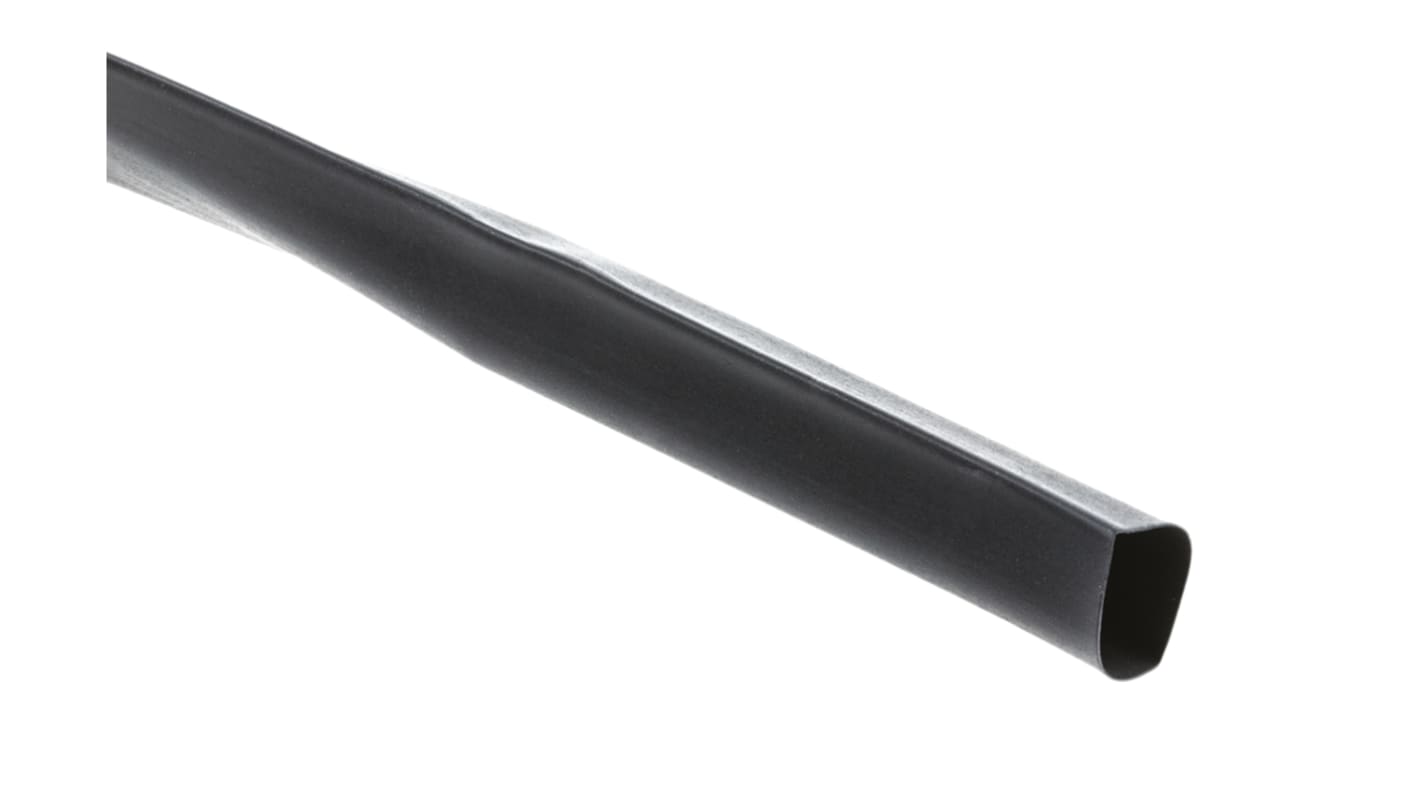 TE Connectivity Heat Shrink Tubing, Black 12.7mm Sleeve Dia. x 6m Length 2:1 Ratio, VERSAFIT Series