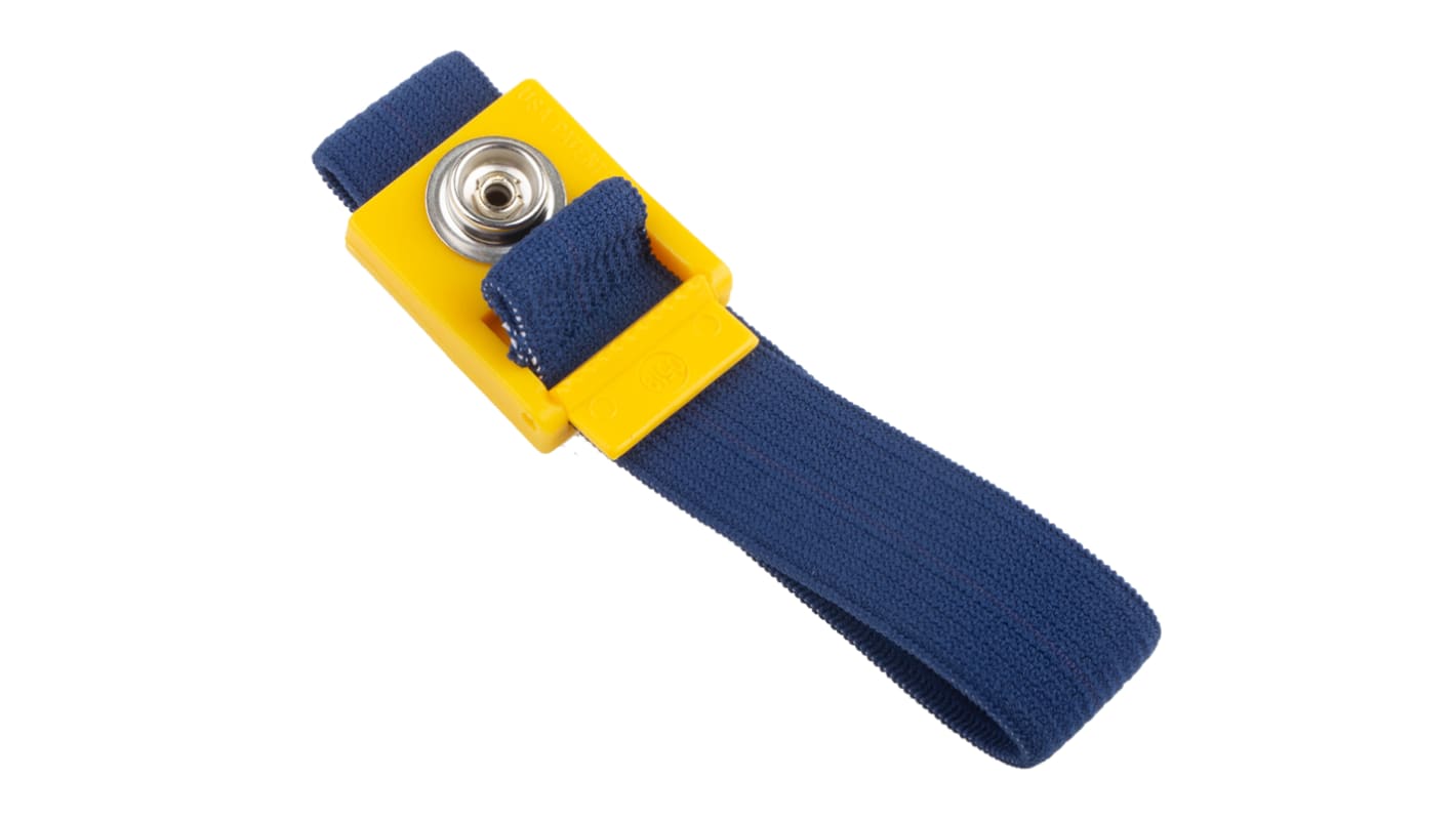RS PRO ESD Grounding Wrist Strap With 10 mm Stud