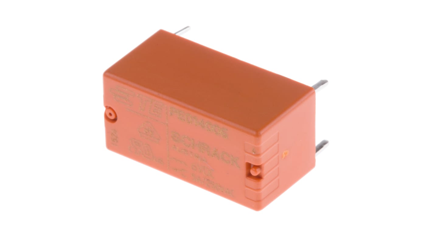 TE Connectivity PCB Mount Power Relay, 6V dc Coil, 5A Switching Current, SPDT
