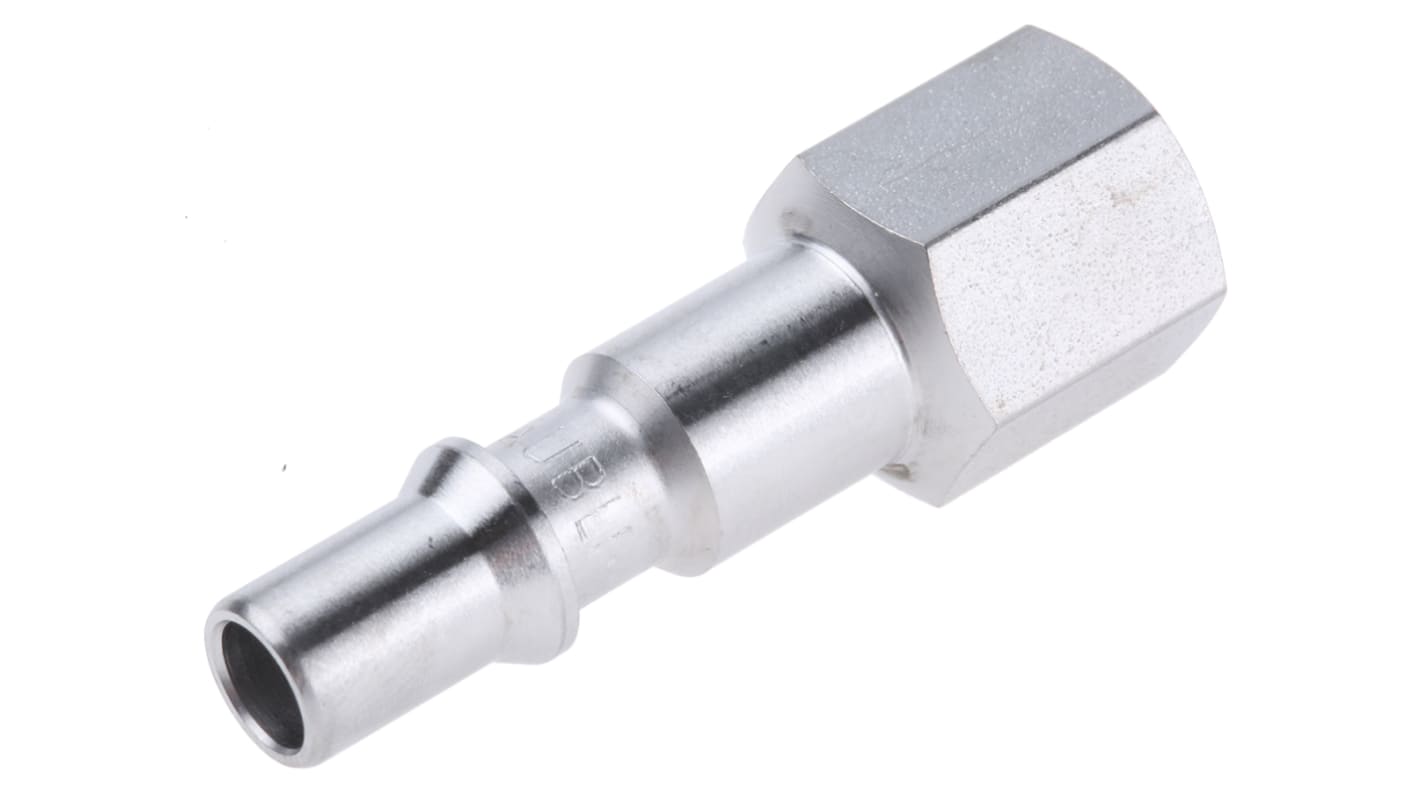 Staubli – Fluid Connectors Stainless Steel Female Safety Quick Connect Coupling, G 1/8 Female Threaded