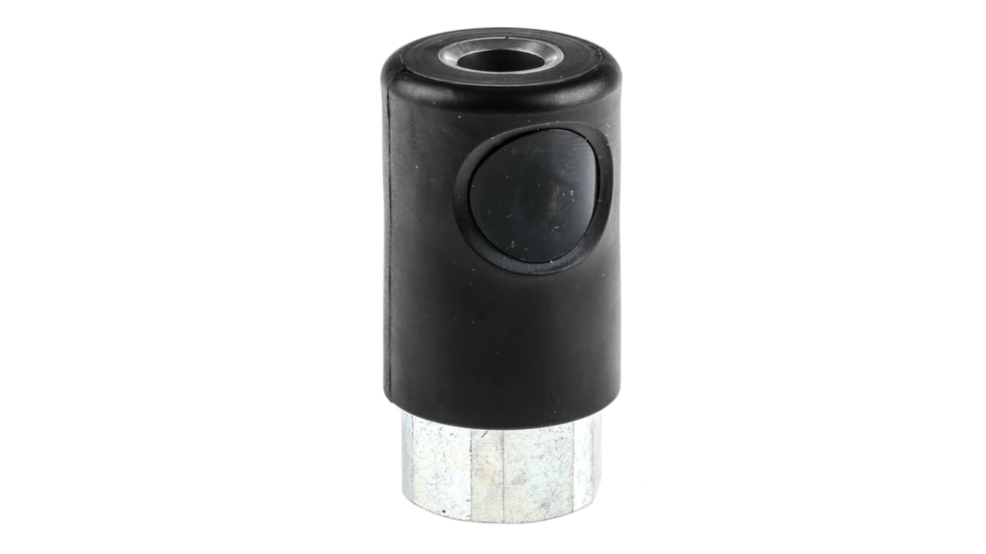 Enchufe rápido de seguridad de Poliamida Staubli – Fluid Connectors, Hembra G 1/4, , ISO C6