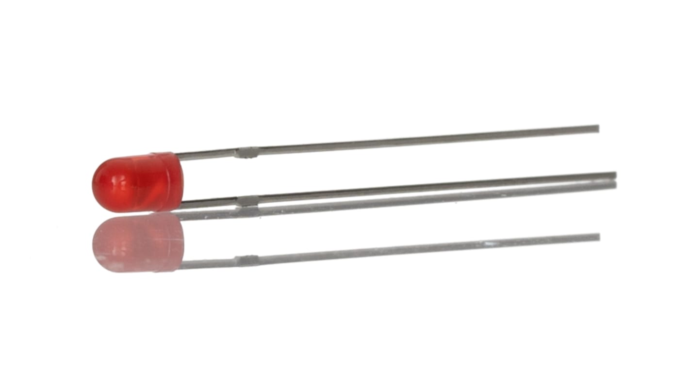 LED Rouge, Traversant, 3 mm, 1,6 → 2,6 V