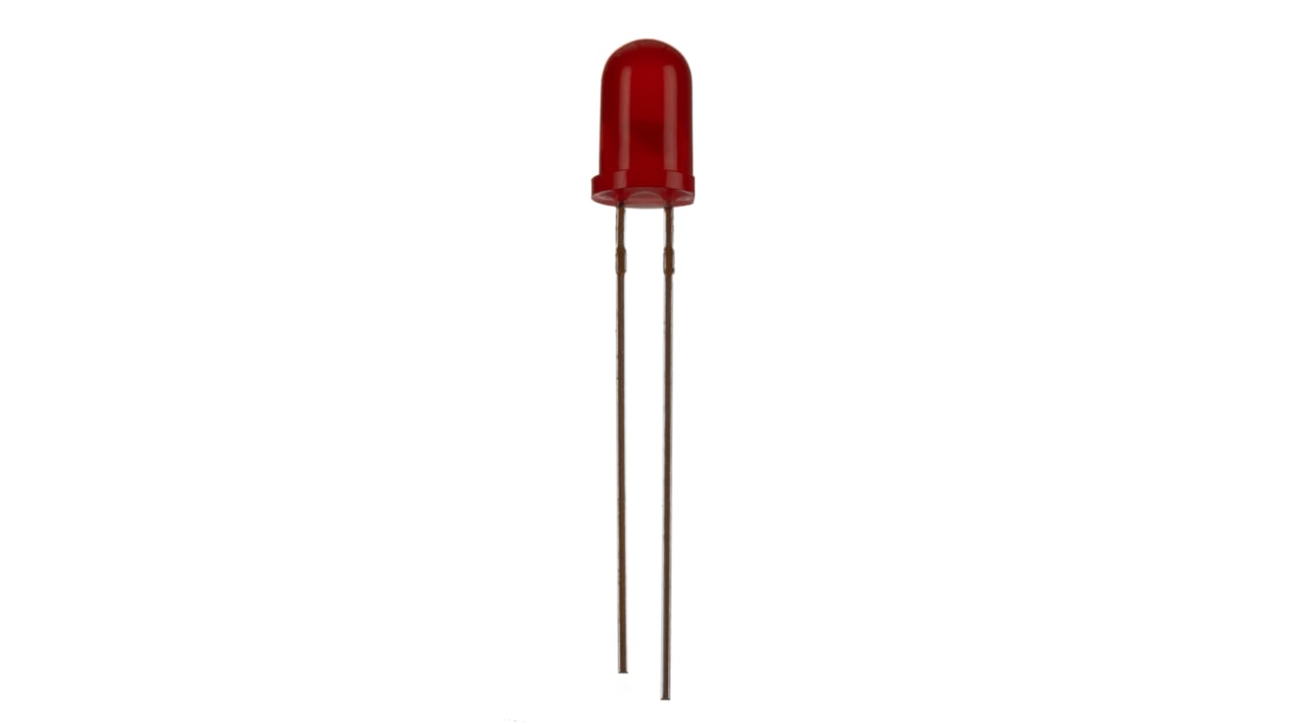 LED Rouge, Traversant, 5 mm, 1,6 → 2,4 V