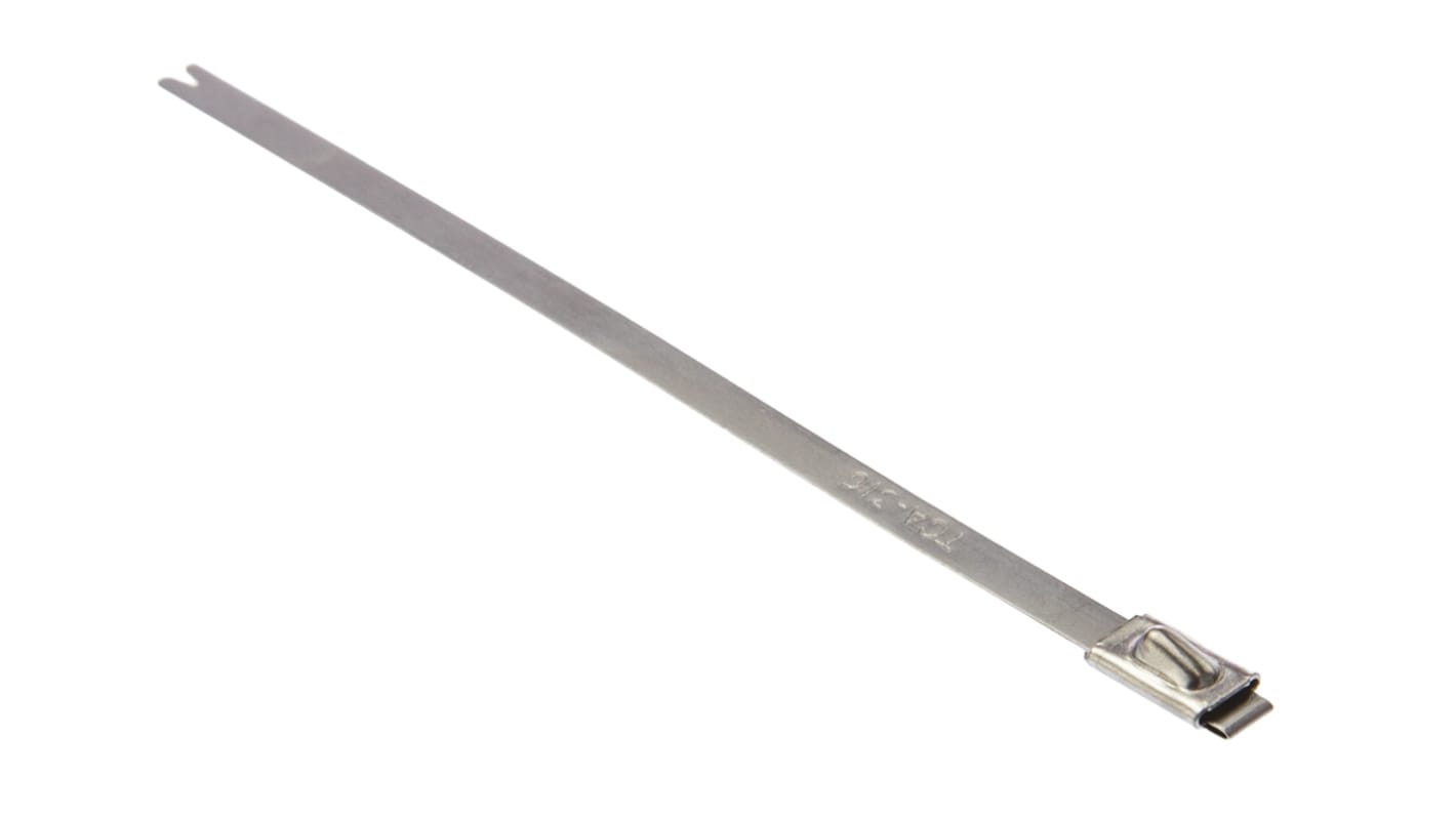 Opaska kablowa długość 127mm szerokość 4.6 mm HellermannTyton Stal nierdzewna 316 -80 → +538°C