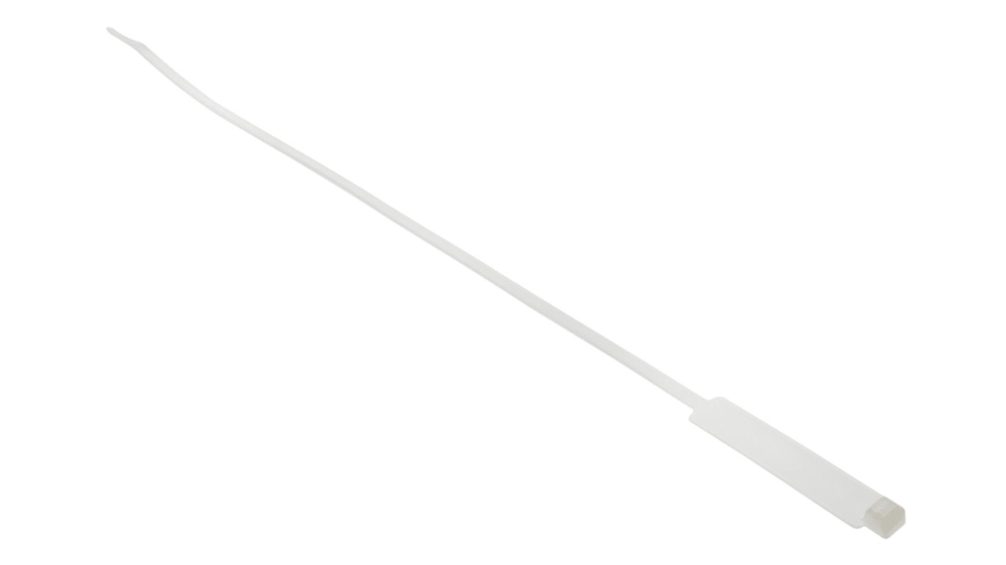 HellermannTyton Cable Tie, 390mm x 4.7 mm, Natural Polyamide 6.6 (PA66), Pk-100