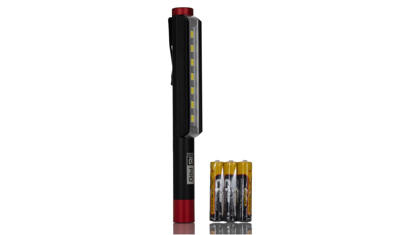 Torcia a penna LED RS PRO , 275 lm, portata 23 m