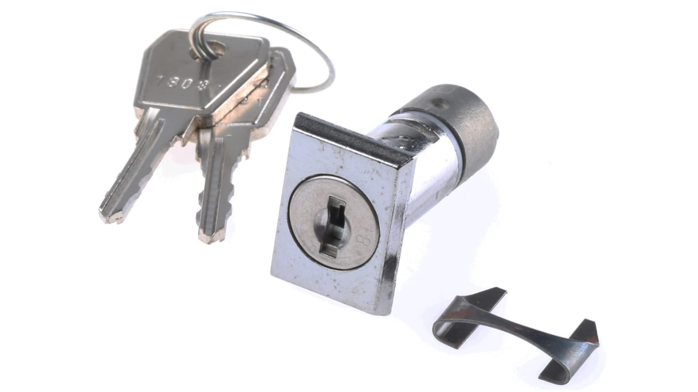 Euro-Locks a Lowe & Fletcher group Company Pedestal Lock, 31mm Panel-to-Tongue, 13mm Cutout, Key Unlock