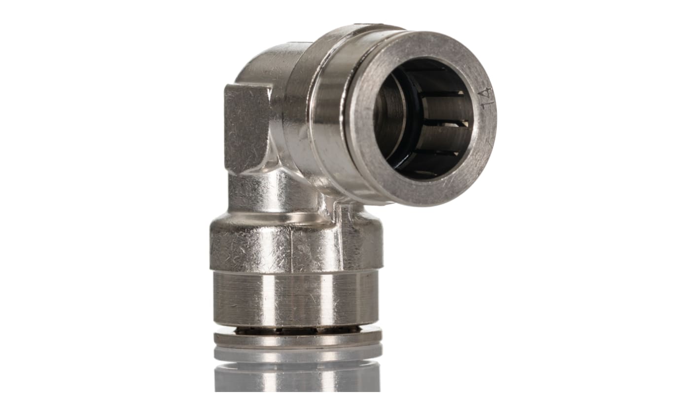 Norgren PNEUFIT 10 Series Straight Threaded Adaptor, Push In 14 mm to Push In 14 mm, Tube-to-Tube Connection Style,