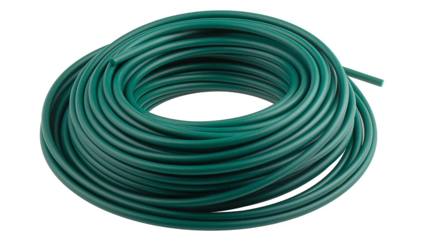 RS PRO 30m 6mm diameter Green Round Polyurethane Belt for use with 57mm minimum pulley diameter