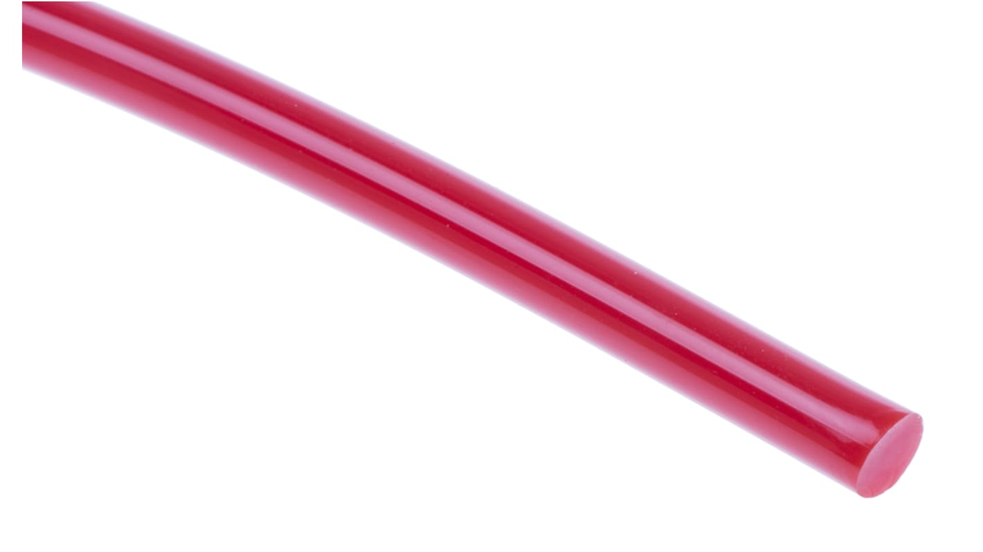 Cordón de poliuretano RS PRO Rojo Claro, diám. 5mm, long. 30m