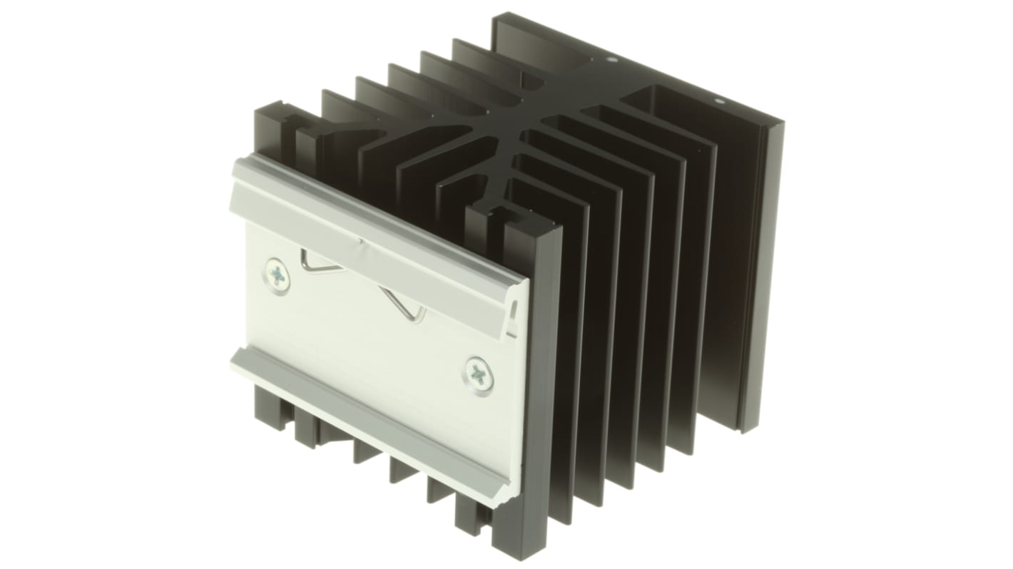 Heatsink, 1.3K/W, 75 x 80 x 78.6mm, DIN Rail