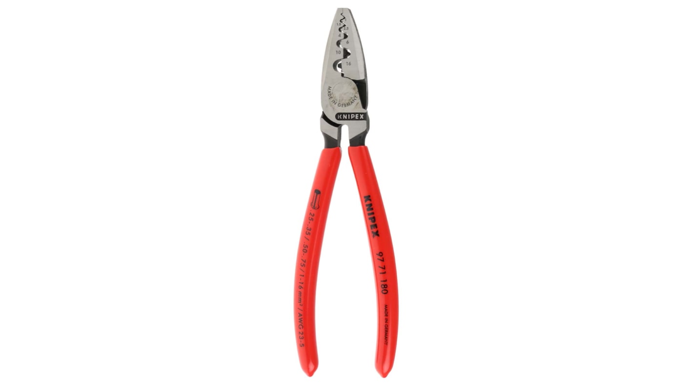 Knipex 圧着工具 ワイヤフェルール 97 71 180