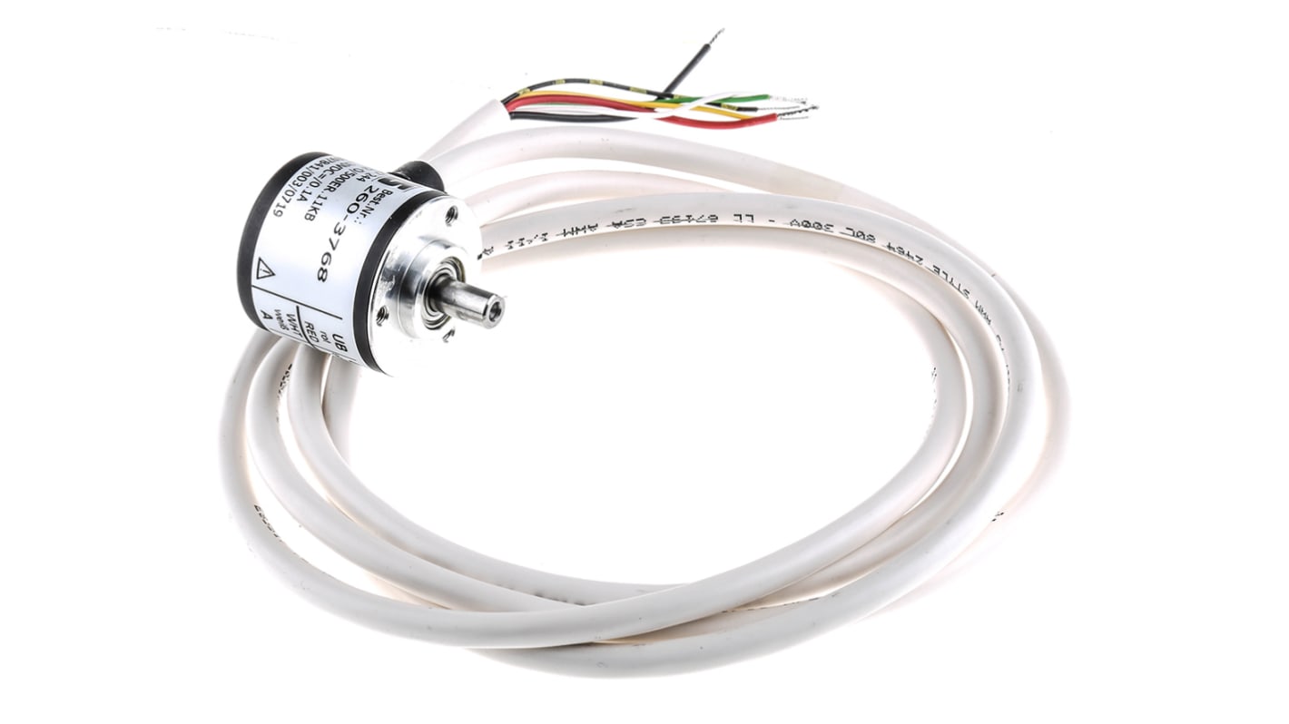 Hengstler RI32 Series Incremental Incremental Encoder, 500 ppr, Push Pull Signal, Solid Type, 6mm Shaft