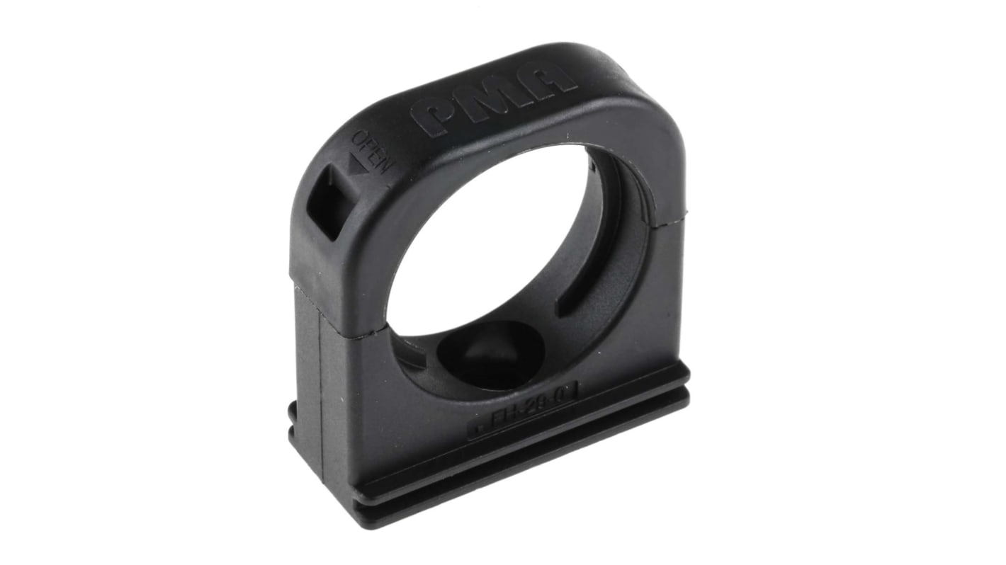 Clip serre-câbles PMA, Ø max 32mm en Nylon type Clip de conduit