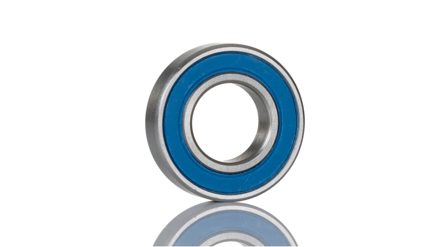 RS PRO SS605-2RS Single Row Deep Groove Ball Bearing- Both Sides Sealed 5mm I.D, 14mm O.D