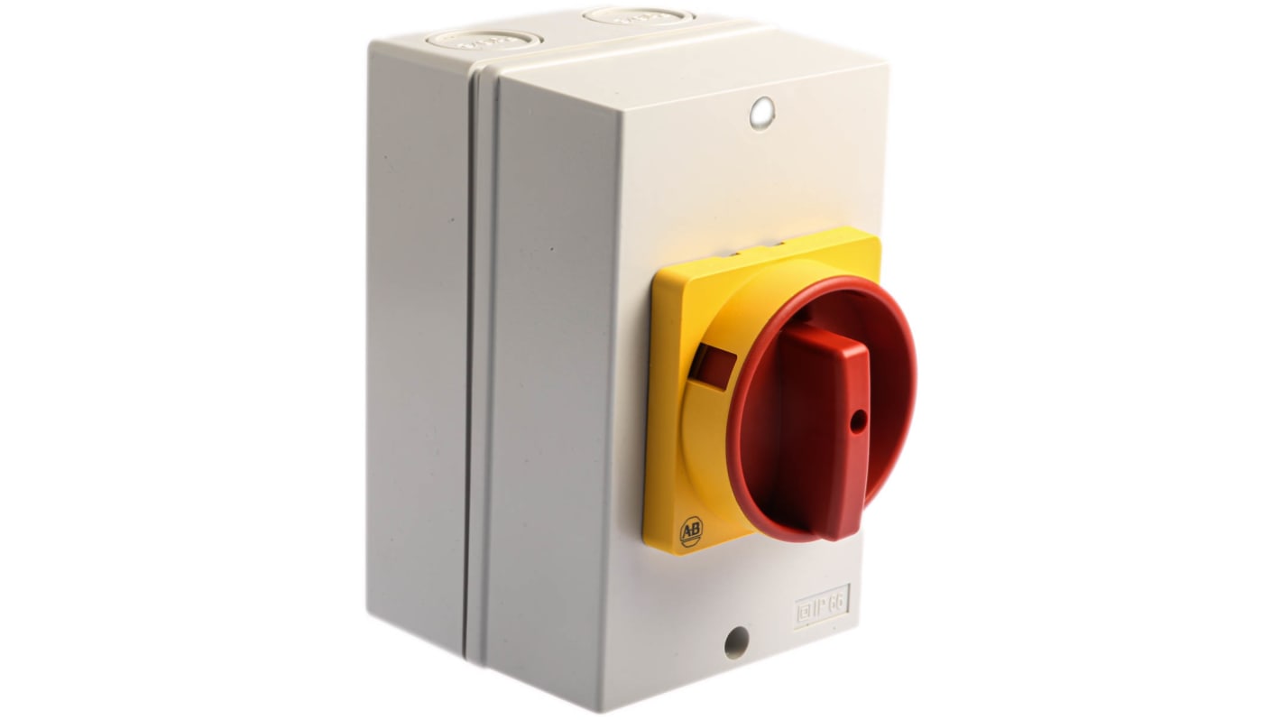 Interruptor seccionador, 3P, Corriente 25A, Potencia 11kW, IP66