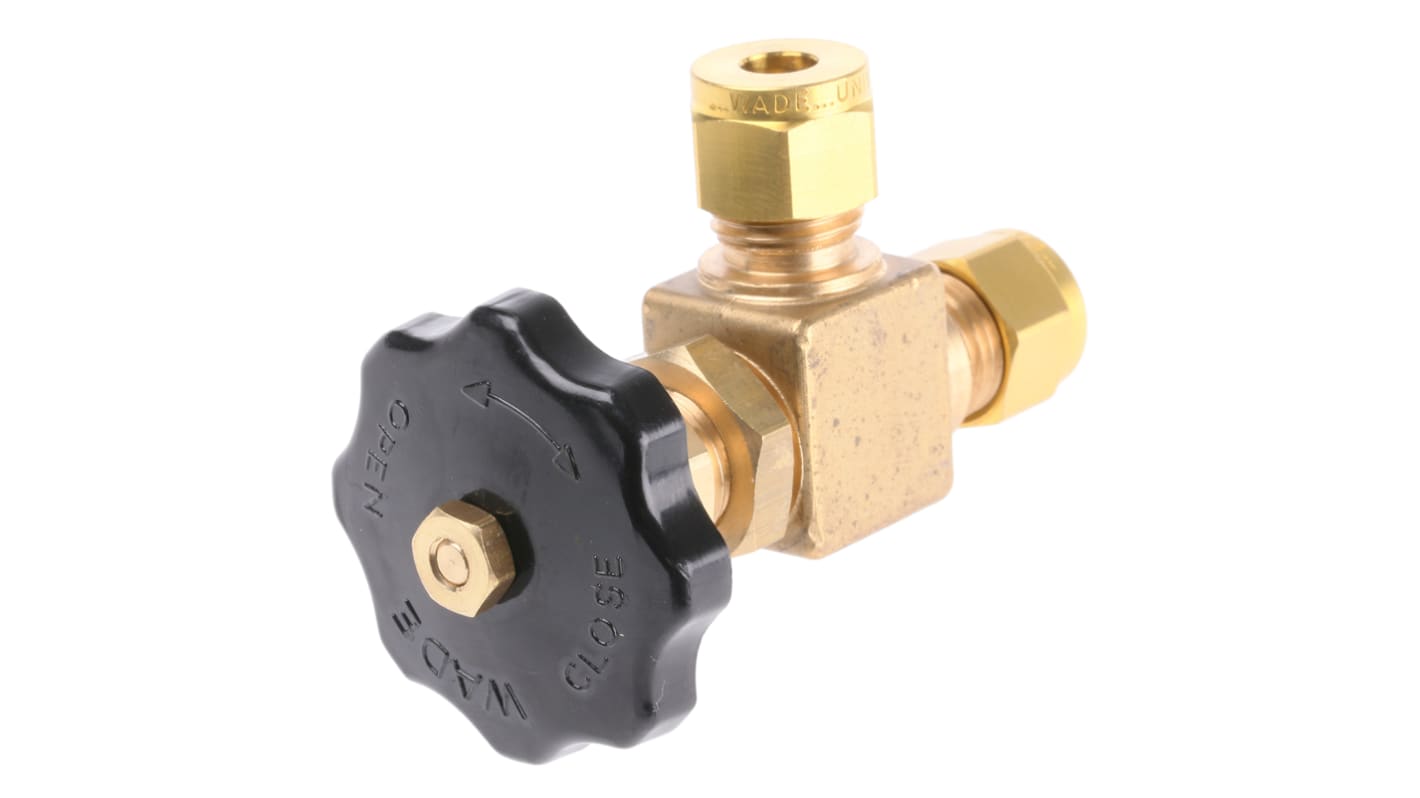 Wade Brass Needle Valve 1/4 in