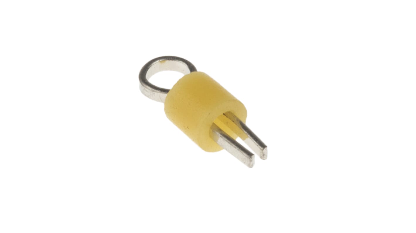 Polo terminale RS PRO, Ø foro 1.32mm, col. Giallo