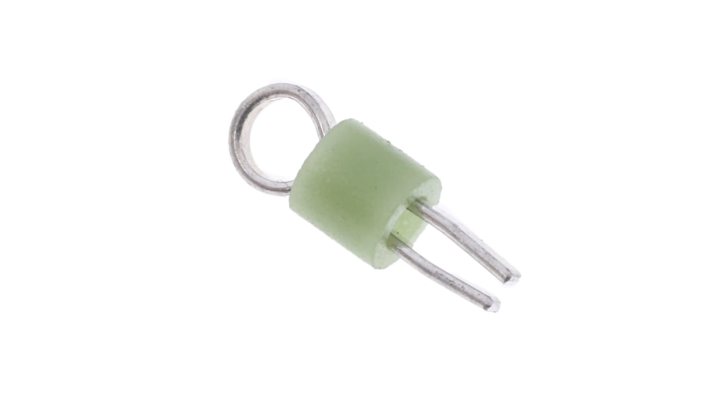 RS PRO 1.32mm Green Terminal Post